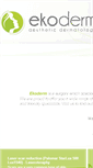 Mobile Screenshot of ekoderm.eu