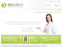 Tablet Screenshot of ekoderm.eu