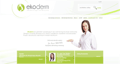 Desktop Screenshot of ekoderm.pl